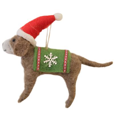 Christmas Felted Decoration - Dogs