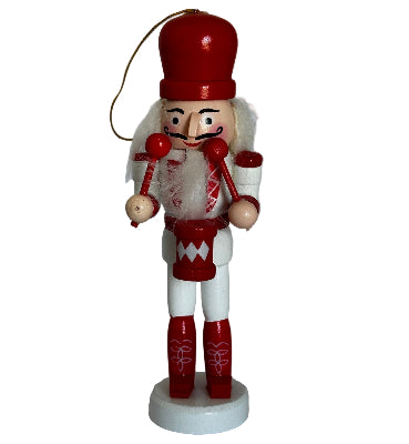 Christmas Decoration - Red and White Nutcrackers