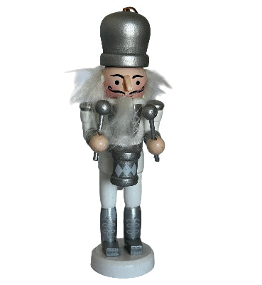Christmas Decoration - White and Silver Nutcrackers