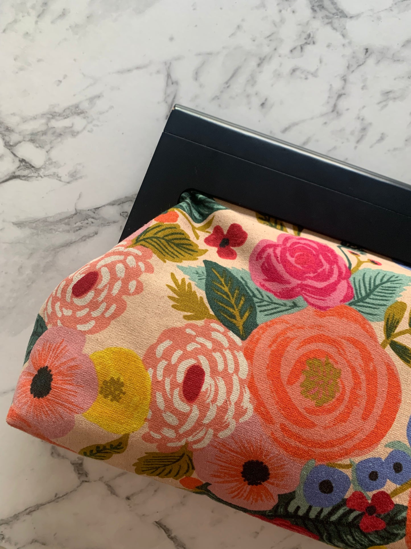 Wooden Frame Clutch - Rifle Paper Co Juliet Rose