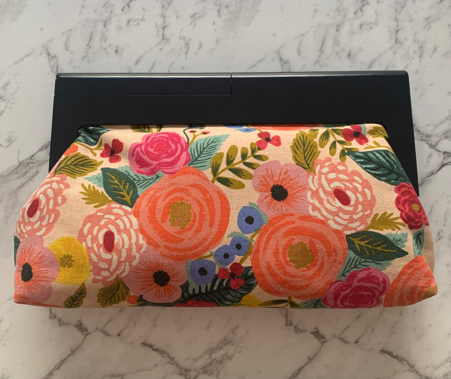 Wooden Frame Clutch - Rifle Paper Co Juliet Rose