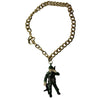 Pony Lane GI Joe Bracelet with gold chain