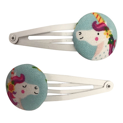 Hairclips - Pink Unicorn