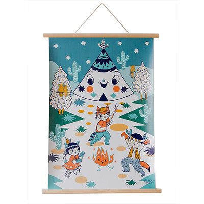 Misery Guts Fire Dance Wall Art Print A2