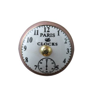 Pony Lane Paris Clocks Drawer Knob