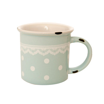 Pony Lane Polka Dots & Lace Mug
