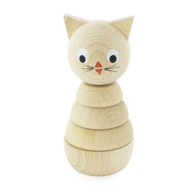 Wooden Cat Stacking Toy