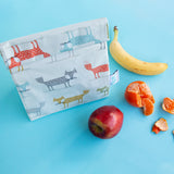Oil Cloth Reusable Lunch Bag - Fox