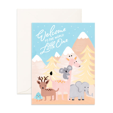 Fox & Fallow card- Welcome to the world little one