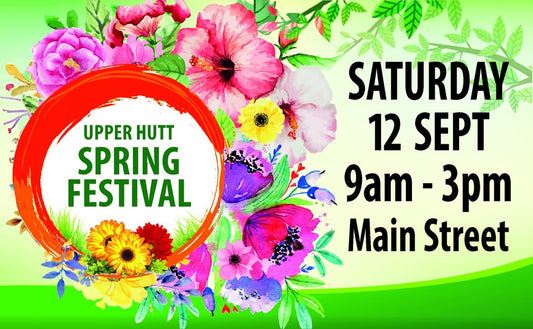Upper Hutt Spring Festival | Sat 13 Sept 2026 | 9am to 3pm