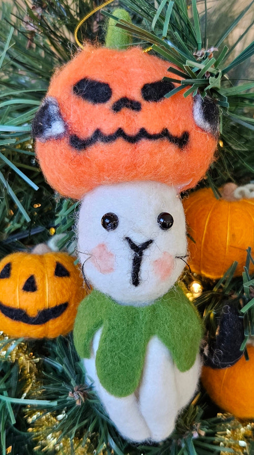 Halloween Felt Decoration, jack-o-lantern