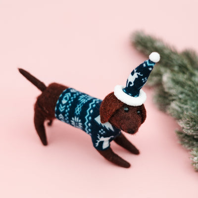 Ponylane Dachshund Christmas Sweater Dog