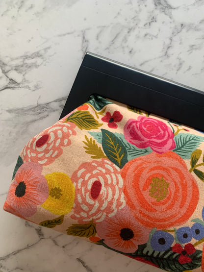 Wooden Frame Clutch - Rifle Paper Co Juliet Rose