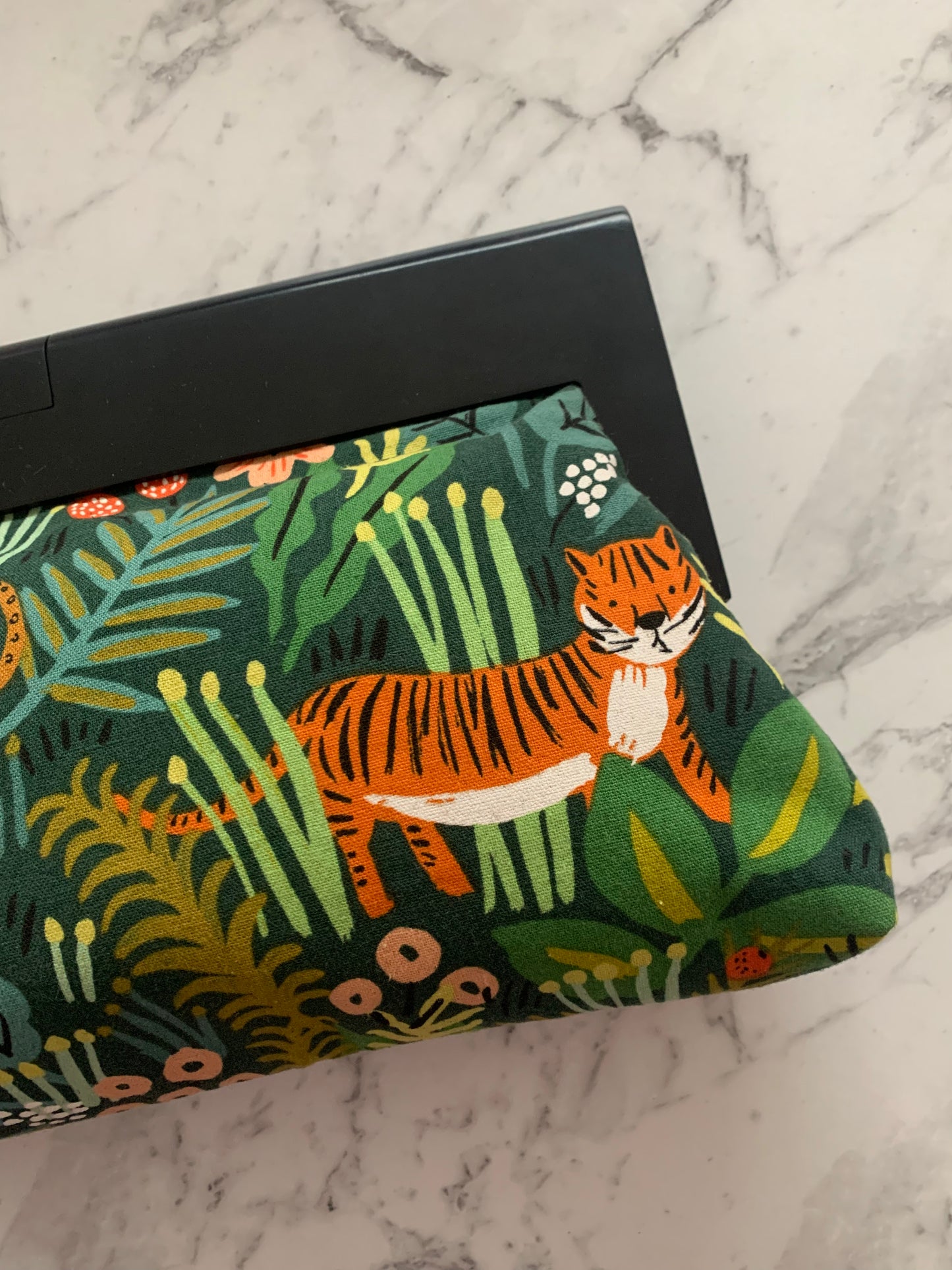 Wooden Frame Clutch - Rifle Paper Co Jungle Hunter