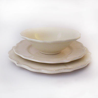 Pony Lane Roma Dinner Plate - Cream Set