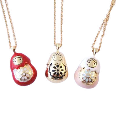 Babushka Doll Necklace