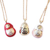 Collection of Craft Me Up Babushka Russian Doll necklace