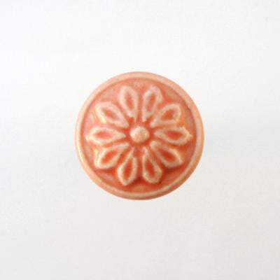 Drawer Knobs - Pink Ceramic Floral