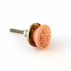 Drawer Knobs - Pink Ceramic Floral