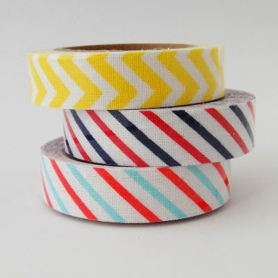 Fabric Tape - Chevron or Stripes
