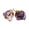 Pony Lane Amethyst Gem Earrings 