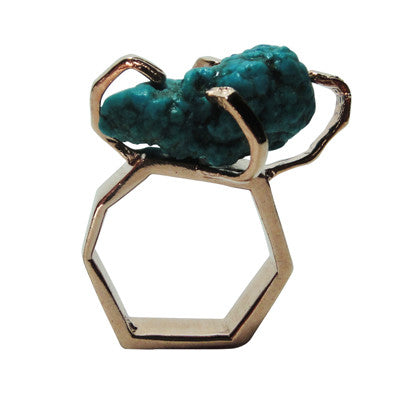 Craft Me Up Turquoise Gem Stone Ring