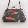 Craft Me Up Japanese Koi  Clutch with leather strap