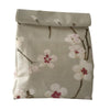 Oil Cloth Reusable Lunch Bag - Apple Blossoms