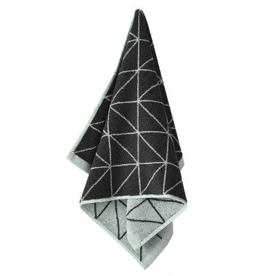 Aura Home Kami Hand Towel - Mint/Charcoal