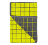 Aura Home Lattice Hand Towel - Neon Lime/Charcoal