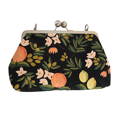 Big Bobble Shoulder Purse - Rifle Paper Co Citrus Floral