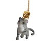 Smokey Grey Cat Necklace