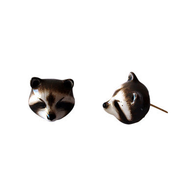 Craft Me Up Animal Racoon Earrings