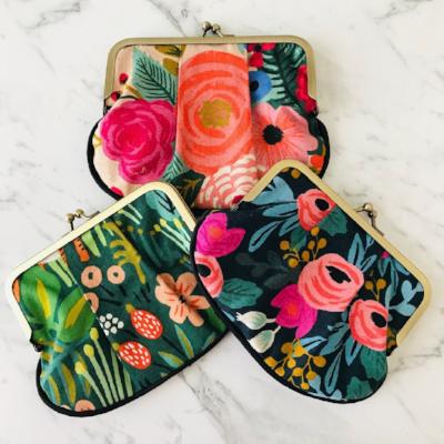 Rifle Paper Co Jungle Hunter Pleat Coin Purse