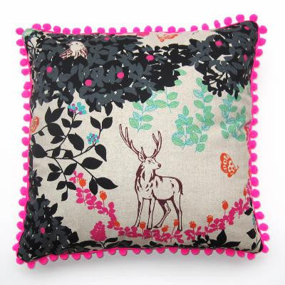 Craft Me Up Neon Woodland Cushion Cover