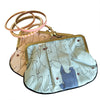 Pony Lane Light Blue Pleat and Soft Pink Coin Purse