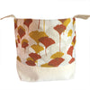 Pony Lane fabric basket ginko leaves 