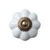 Pony Lane Ceramic Drawer Knob in White