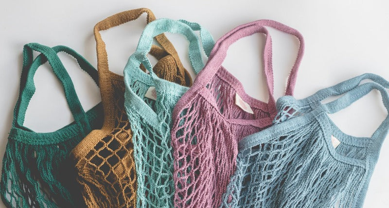 Eco Cotton String Shopping Bag - Short Handle – Pony Lane