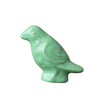 Pony Lane Green Bird Ceramic Drawer Knob