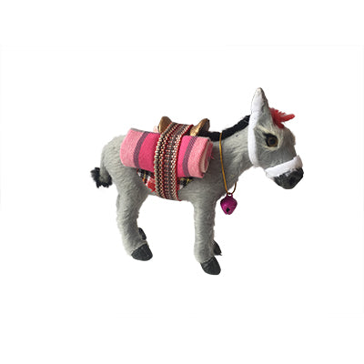 Grey donkey figurine