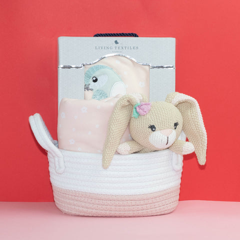 Welcome Baby Gift Basket - Pink