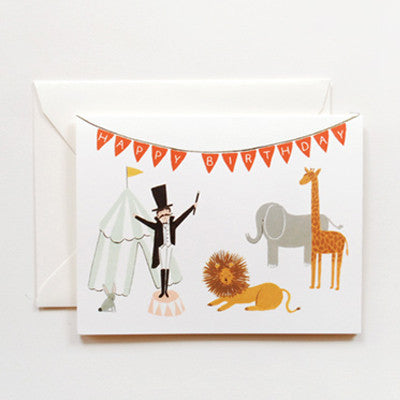 Pony Lane Rifle Paper Co Birthday Cards - Ringmaster