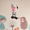 Pony Lane Hanging Animal - Cow