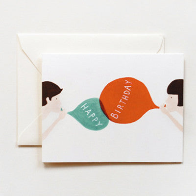 Pony Lane Rifle Paper Co Birthday Cards - Birthday Balloons