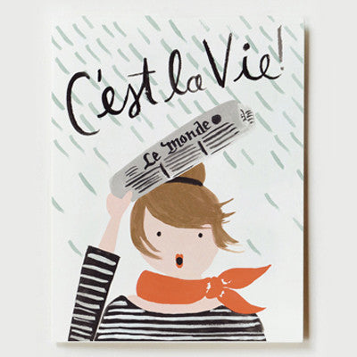 Pony Lane Rifle Paper Co French Boxed Set of Cards -   Cest la vie