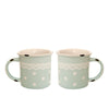 Pony Lane Polka Dots & Lace Mug in Duckegg Blue