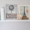 Paris Hot Air Balloon Print