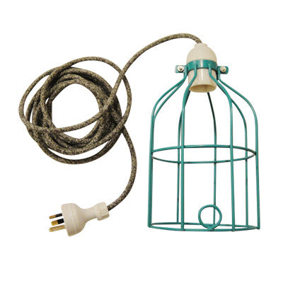 Pony Lane Turquoise Light Cage with grey coloured cord