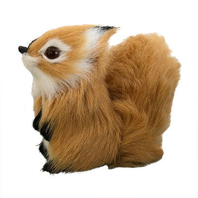 Furry Woodland Squirrel Figurine